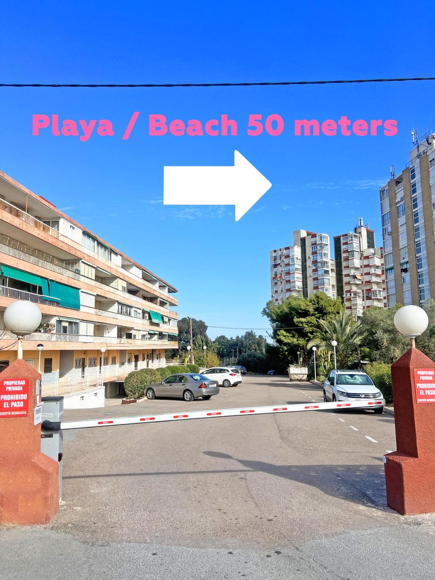 Apartament A 100 Metros De La Playa. Parking Gratuito Privado Alicante Zewnętrze zdjęcie